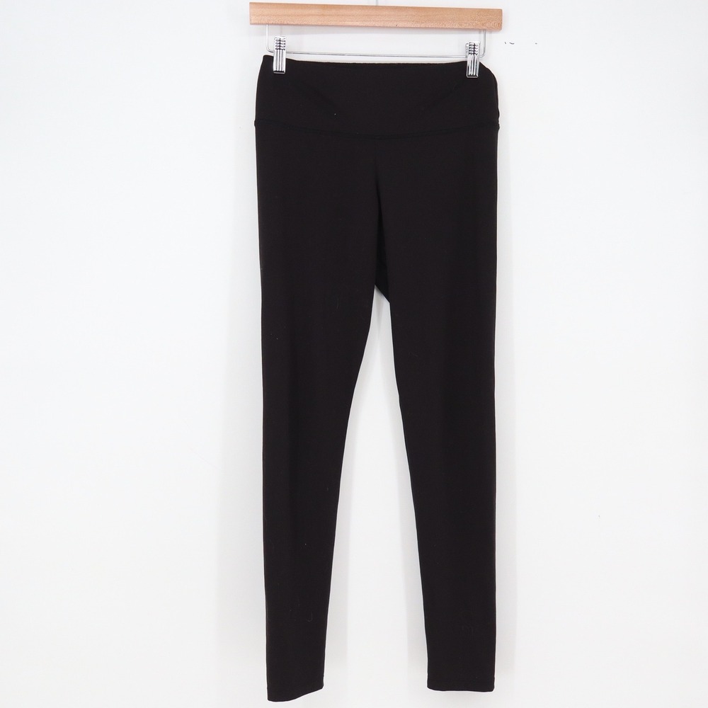 Felina Leggings Womens M Black High Waisted Stretch Excellent